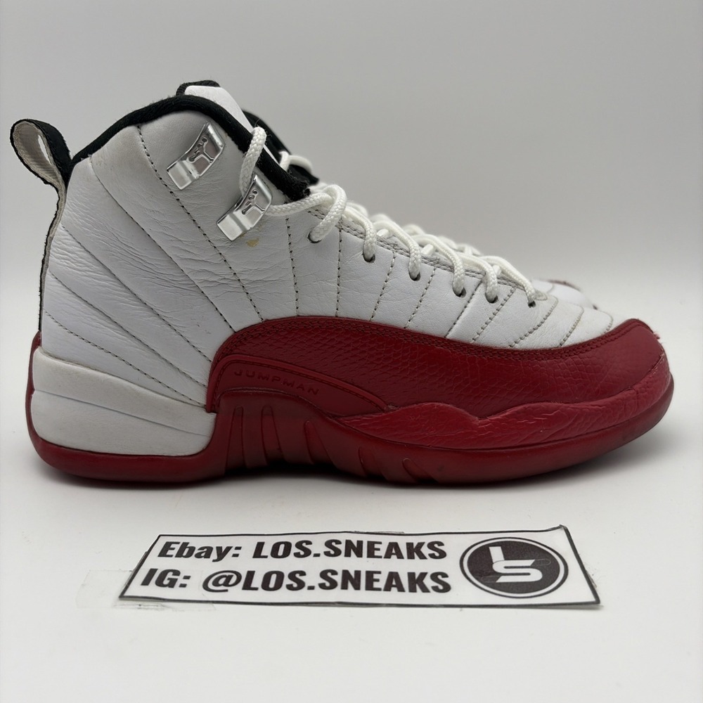 Size 5Y(GS) - Air Jordan 12 Retro Mid Cherry (153265-116)